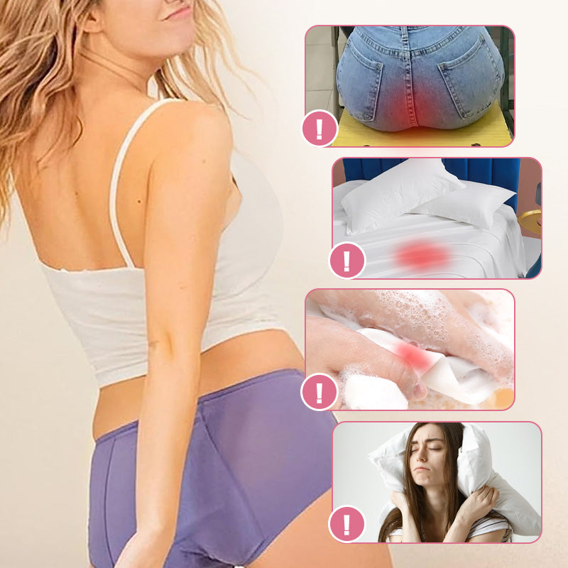 (L-8XL)🌸Kupite 2, dobite 1 gratis🔥Žensko spodnje perilo z visokim pasom, ki ne prepušča vode👙-SI