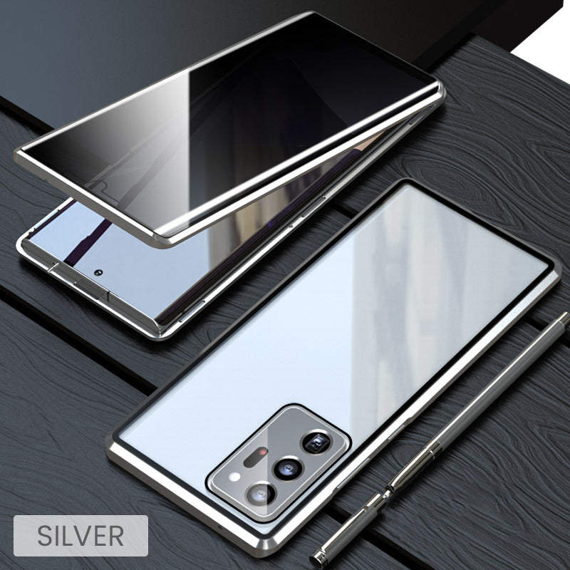 💥Etui magnetyczne z hartowanego szkła, dwustronne, do telefonów Samsung serii S23-S25-SI