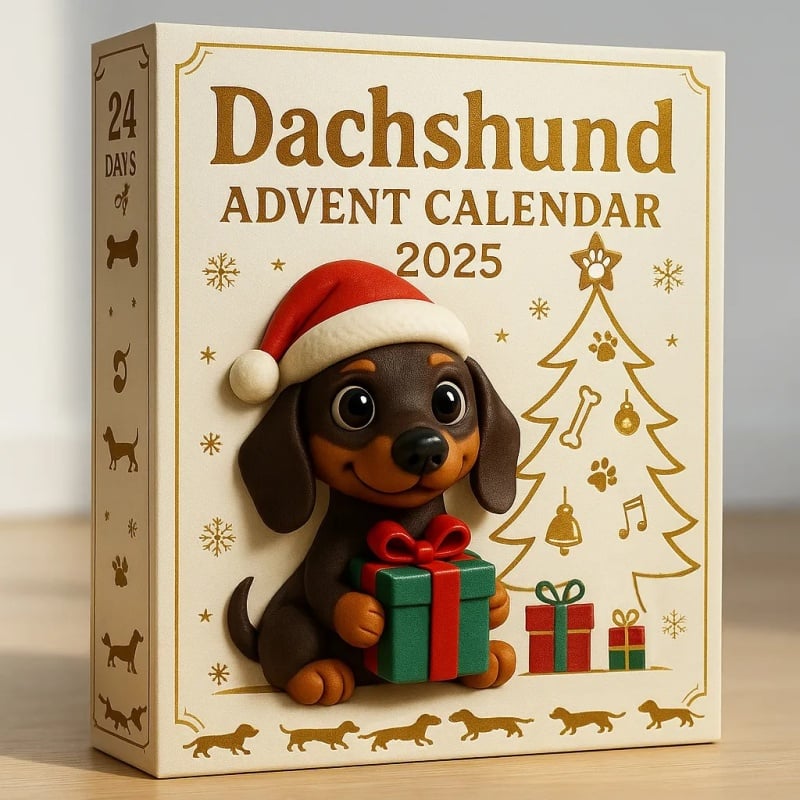 ✨Adventni koledar za jazbečarje 2025 — 24 dni dunajskega veselja 🎄🐶-SI
