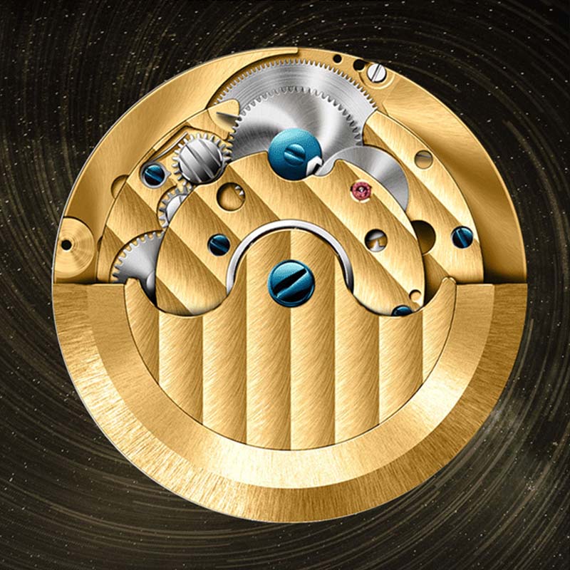 💎Madingas kvadratinis moteriškas laikrodis iš rožinio aukso su deimantais-LT