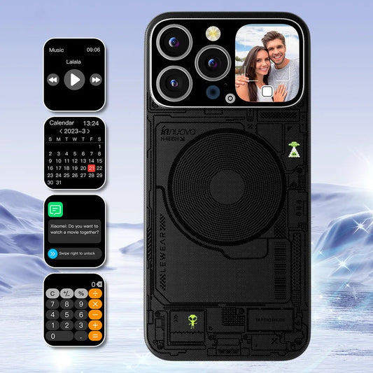 Global Limited Edition Magnetic Future Technology Pametni zaščitni ovitek (združljiv z iPhone 17–12)-SI