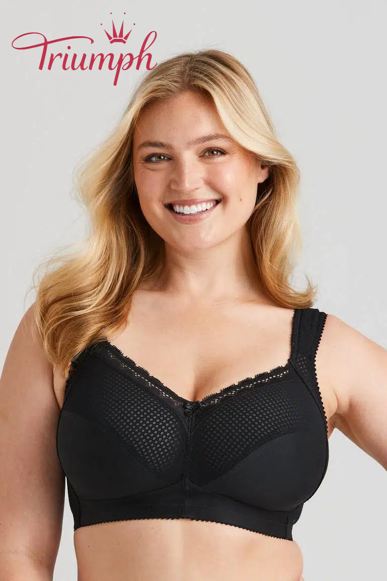 💖Triumph® Komplet 3 kosov ✨Udoben bombažni modrček s pikami-SI