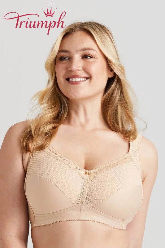 💖Triumph® 3 dalių rinkinys ✨Patogi medvilninė liemenėlė su taškeliais-LT