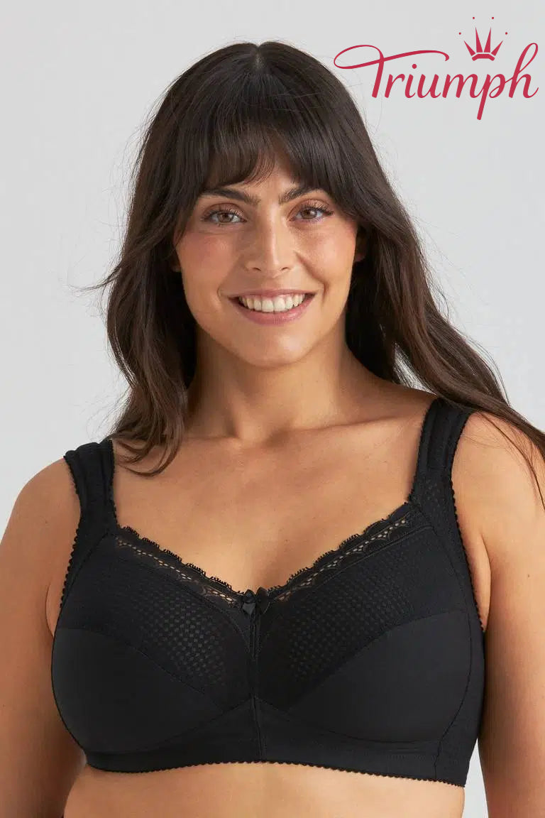 💖Triumph® 3 dalių rinkinys ✨Patogi medvilninė liemenėlė su taškeliais-LT