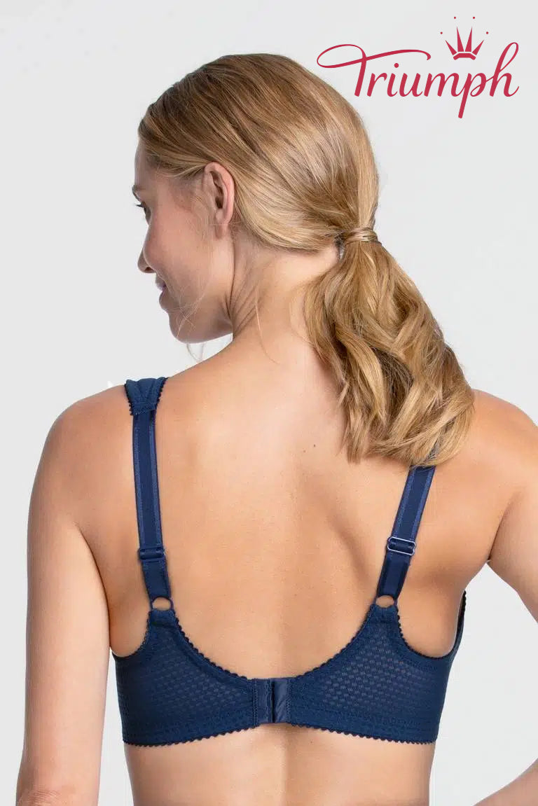 💖Triumph® Komplet 3 kosov ✨Udoben bombažni modrček s pikami-SI