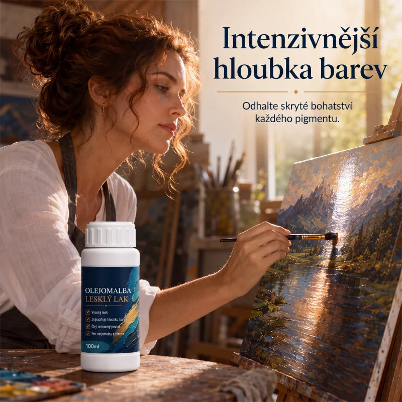 Profesionalni visokosijajni lak za umetniške slike | ARTGLOSS-SI