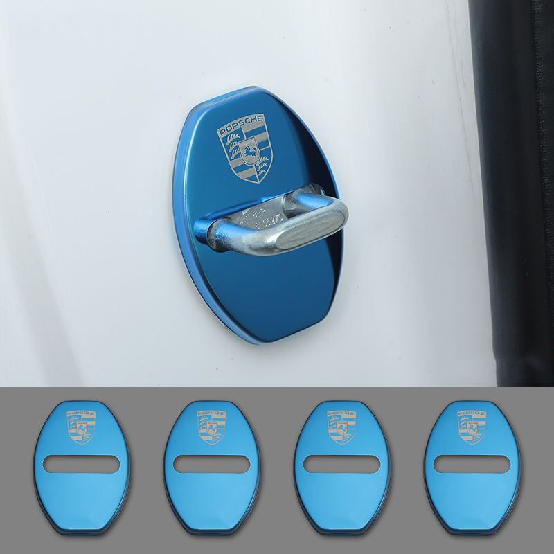 Karštas išpardavimas ✨50% nuolaida ✨Nerūdijančio plieno antikorozinis automobilio durelių spynos apsauginis dangtelis 🔥4 vnt. 🔥-LT