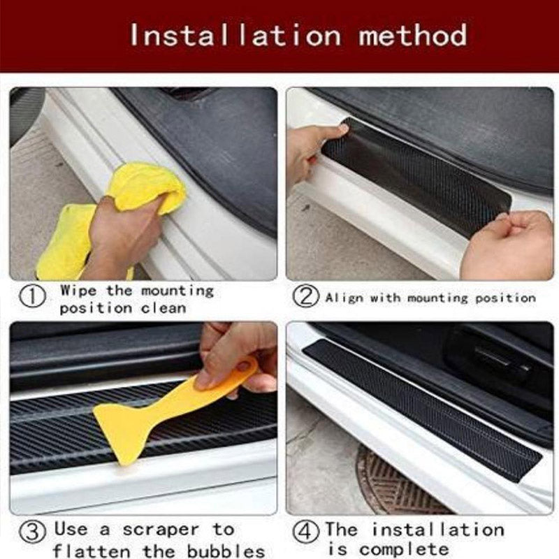 🚗Nalepke za pragove iz ogljikovih vlaken-SI