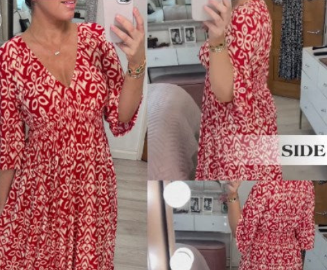 👗Μίνι φόρεμα με V λαιμόκοψη