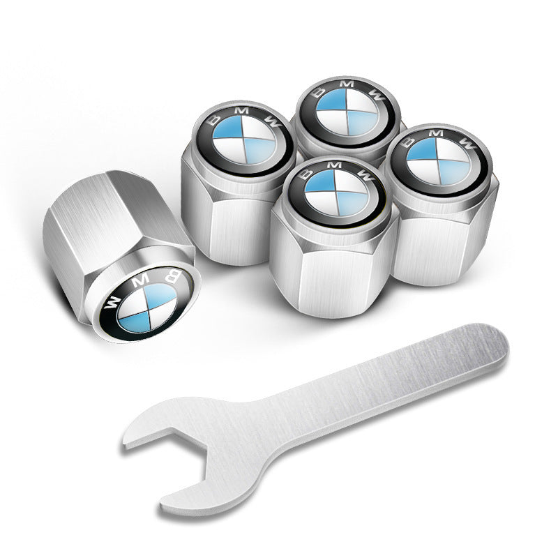 🔥Pokrovčki za ventile za avtomobilske pnevmatike (5 kosov + 1 ključ)-SI