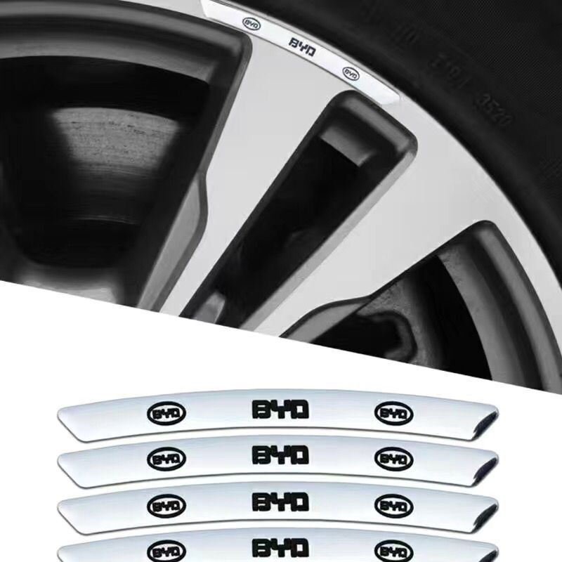 Karštas išpardavimas ✨50% nuolaida ✨3D metalinio ratlankio lipdukas su asmenybe (4 vnt.)-LT