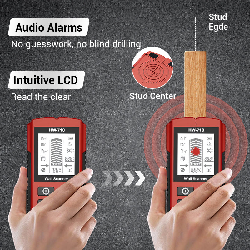 💯 6 viename daugiafunkcis sieninis metalo detektorius su HD LCD ekranu nešiojamam kompiuteriui-LT