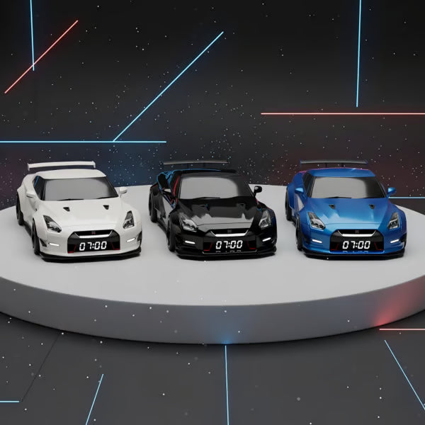 🎁 Hiperautomobilio žadintuvas🏎️ Realistiški variklio ir šviesos efektai-LT