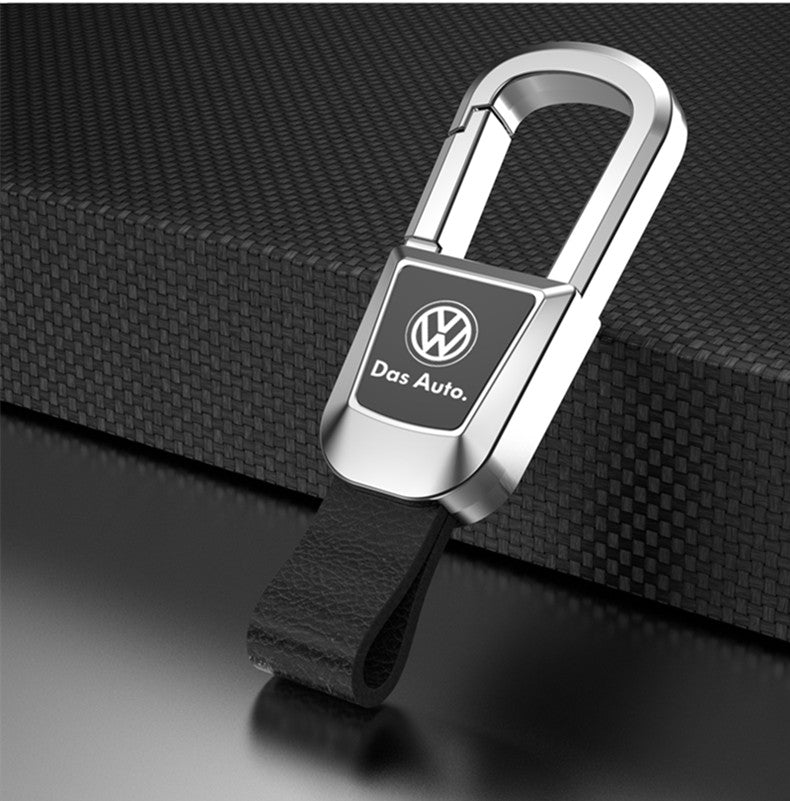 🎉Aukštos klasės natūralios odos automobilio raktų pakabukas-LT