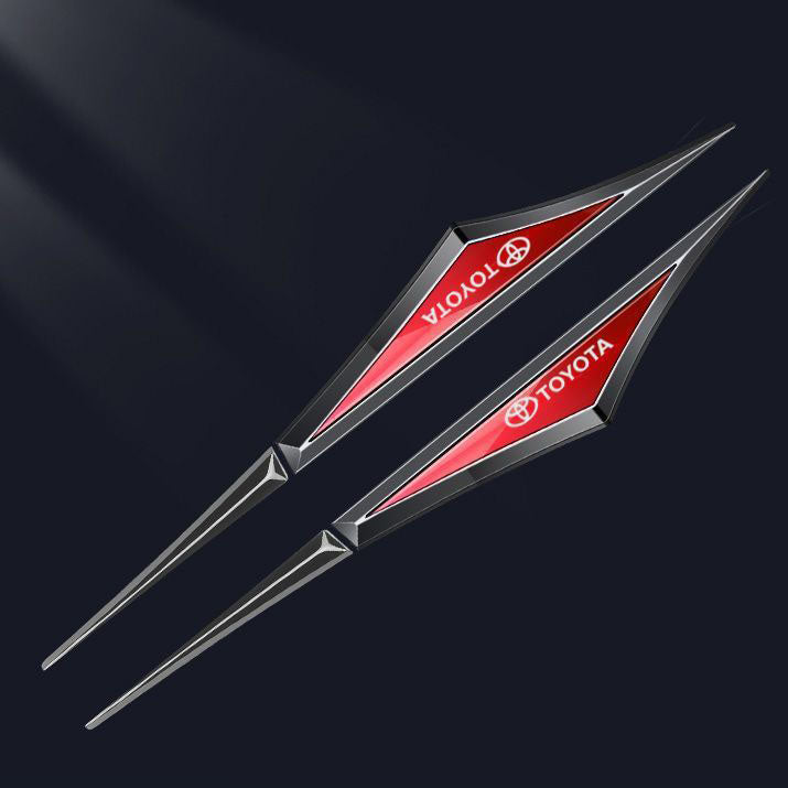 Kreativne pocinkane kovinske nalepke za avto ✨2 kosa✨-SI