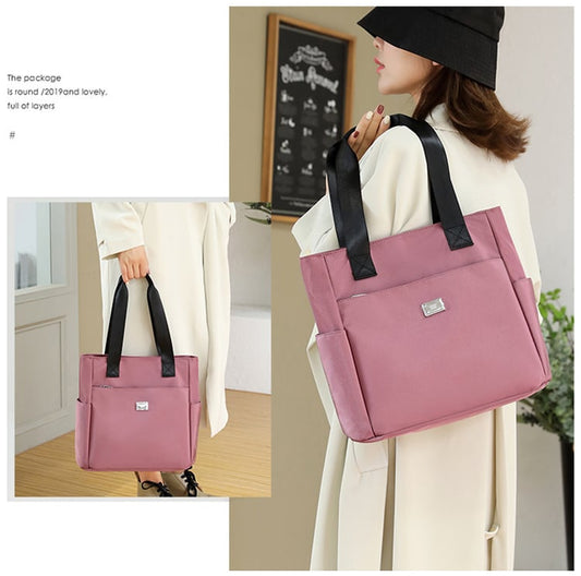 🔥Vodoodporna najlonska torba za čez ramo z veliko prostornino in več žepi👜-SI