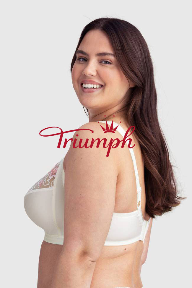 TRIUMPH - 3 VNT. (65A-120H) 💝 SIUVINĖTI BALTI DRABUŽIAI ✨-LT