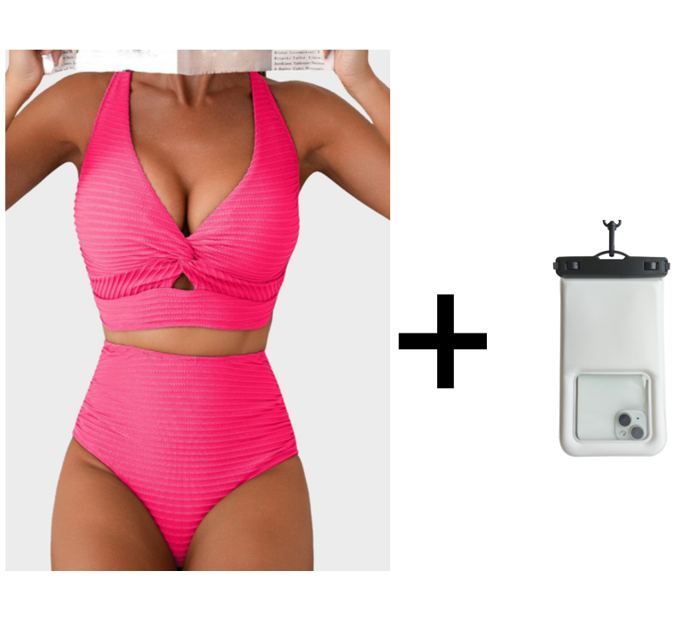 👙Komplet bikinijev z visokim pasom-SI