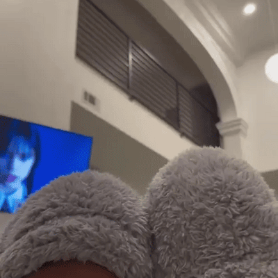 Božične nogavice iz gosjega puha-SI