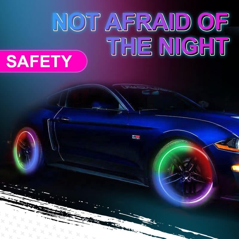 🌈 💡 Vodoodporne LED luči za kolesa 【✨ 1+3 brezplačno】-SI