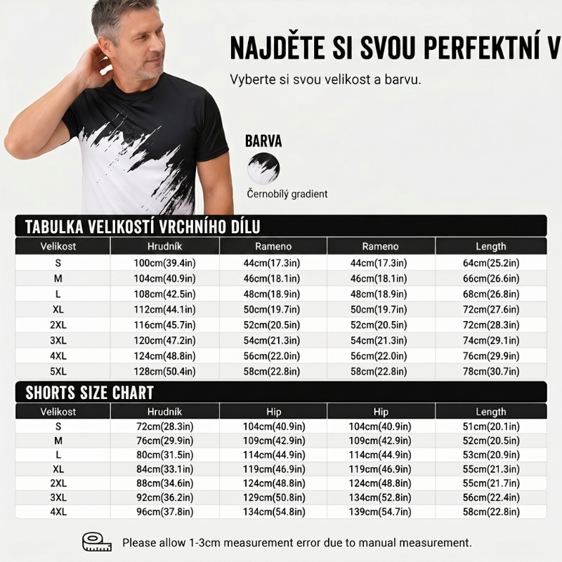 Izstopajte z dinamičnim 3D-tiskom – moški poletni dinamični komplet s potiskom. Plačilo po povzetju! 🔥-SI