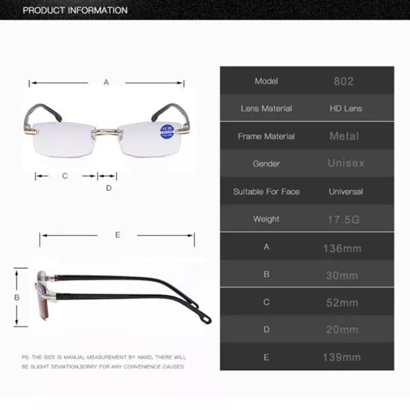 Goggles de doble uso con protección avanzada contra los rayos azules de lejos y de cerca-ES