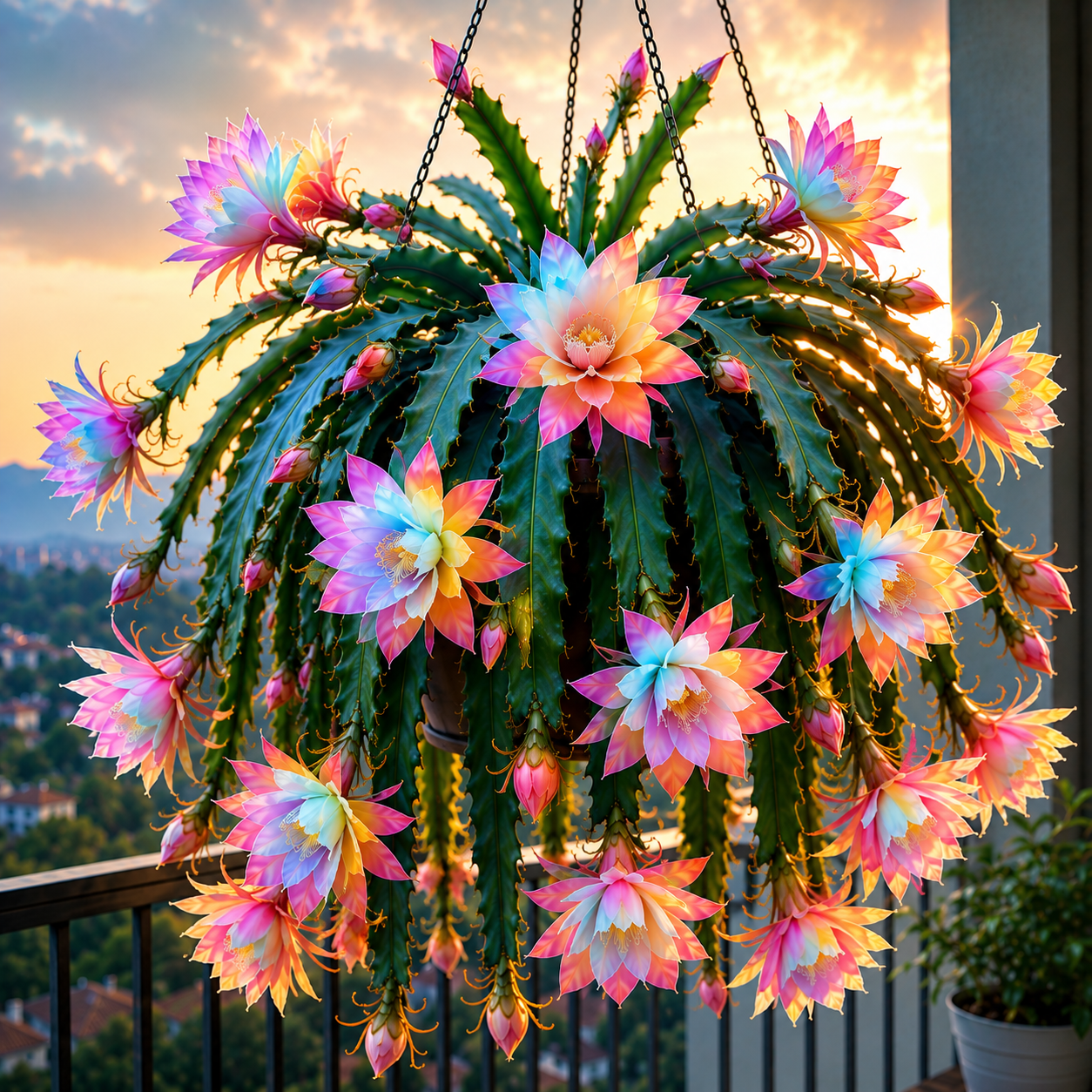 🌸 Retas Epiphyllum orchidėjų kaktusas – stulbinantys egzotiški žiedai-LT