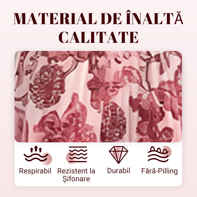 🔥Blusa de cuello redondo y falda estampada de rayas-ES