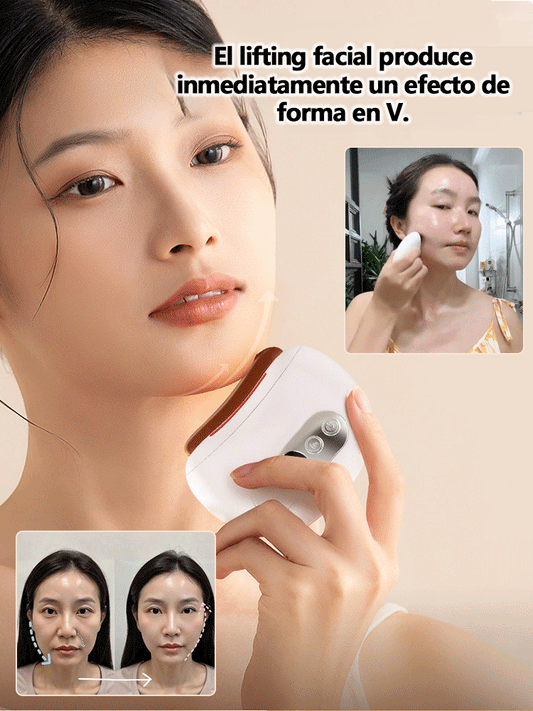 El dispositivo eléctrico inteligente gua sha alivia la fatiga facial-ES 