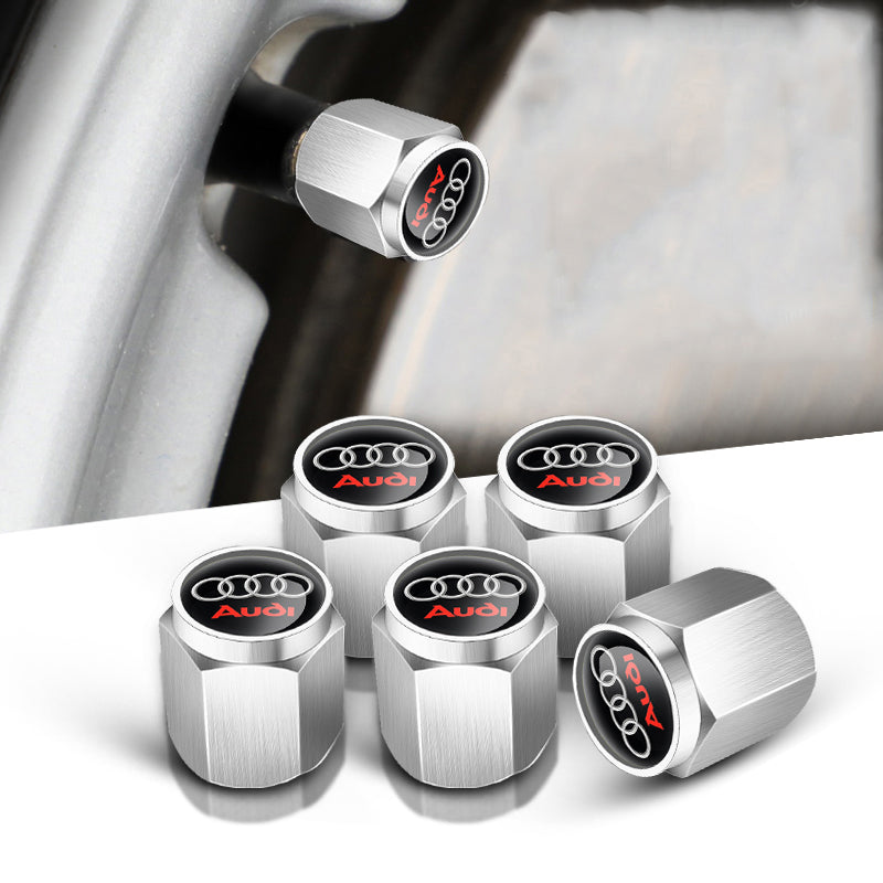 🔥 Automobilių padangų ventilių dangteliai (5 vnt. + 1 veržliaraktis)-LT