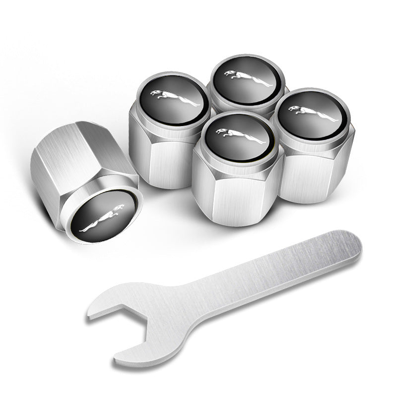 🔥Pokrovčki za ventile za avtomobilske pnevmatike (5 kosov + 1 ključ)-SI