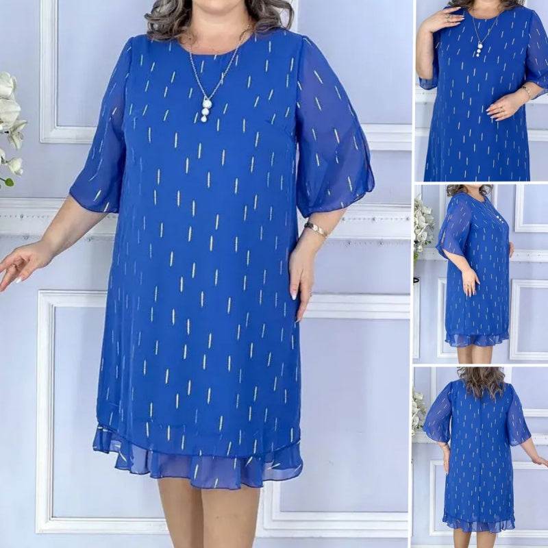 Laisvos, lengvos, elegantiškos ir žavios raštuotos suknelės-LT