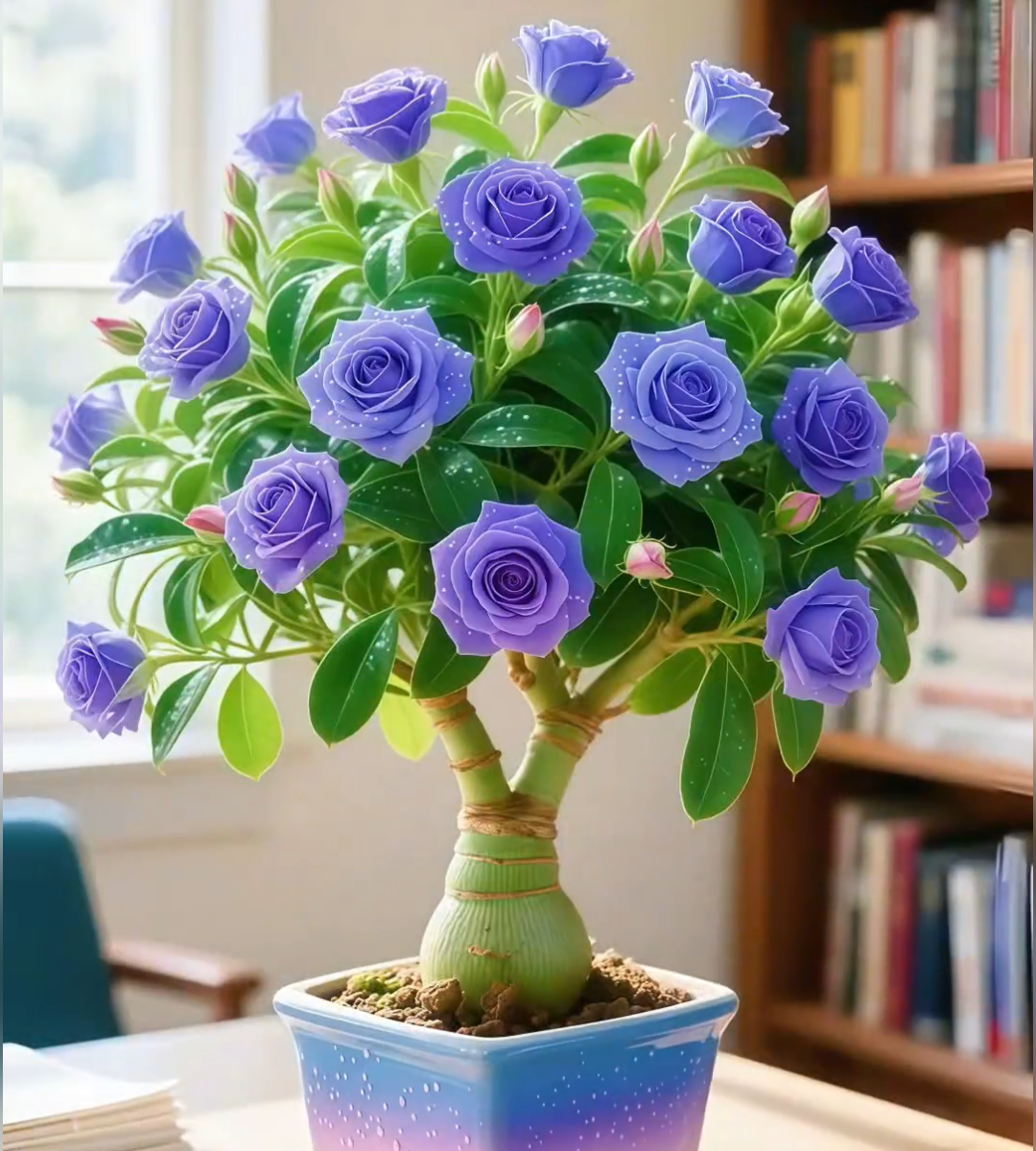 🌵 Puščavska vrtnica – eksotično cvetje, naravna lepota! 🌺✨-SI