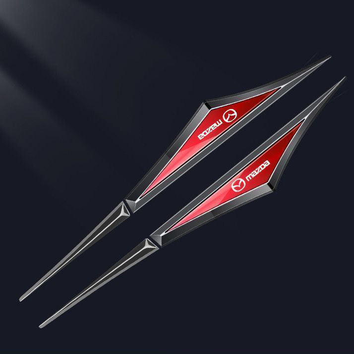 Kreativne pocinkane kovinske nalepke za avto ✨2 kosa✨-SI