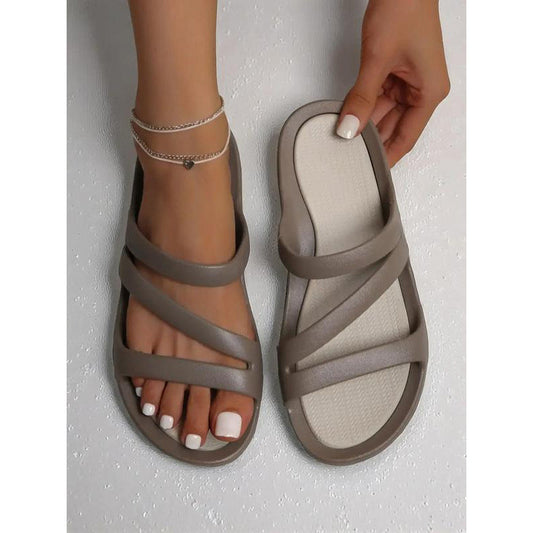 🔥Paskutinė akcija – 50% nuolaida – elegantiškos moteriškos šlepetės su raštu-LT
