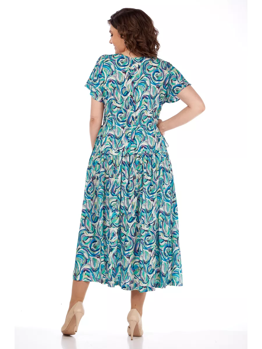 🔥Geriausias išpardavimas🔥🌺Vasarinė šifoninė suknelė su raštu👗-LT