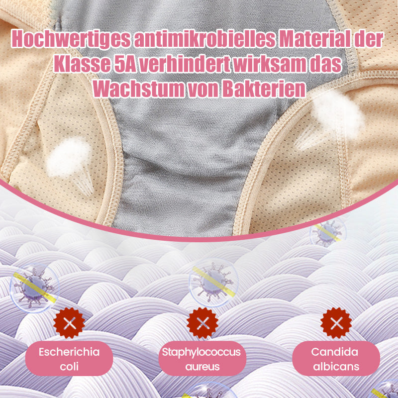 (L-8XL)🌸Kupite 2, dobite 1 gratis🔥Žensko spodnje perilo z visokim pasom, ki ne prepušča vode👙-SI