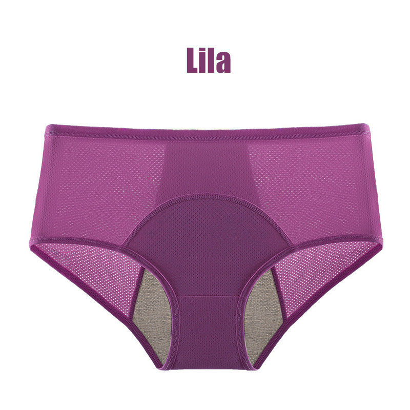 (L-8XL)🌸Kupite 2, dobite 1 gratis🔥Žensko spodnje perilo z visokim pasom, ki ne prepušča vode👙-SI