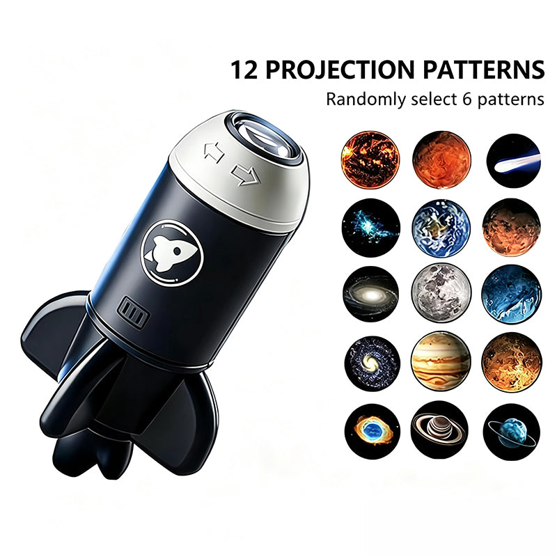 Pametni projektor, vrtenje za 360°. Primeren za avtomobile, notranjost in kateri koli prostor z ustreznim vzdušjem.-SI