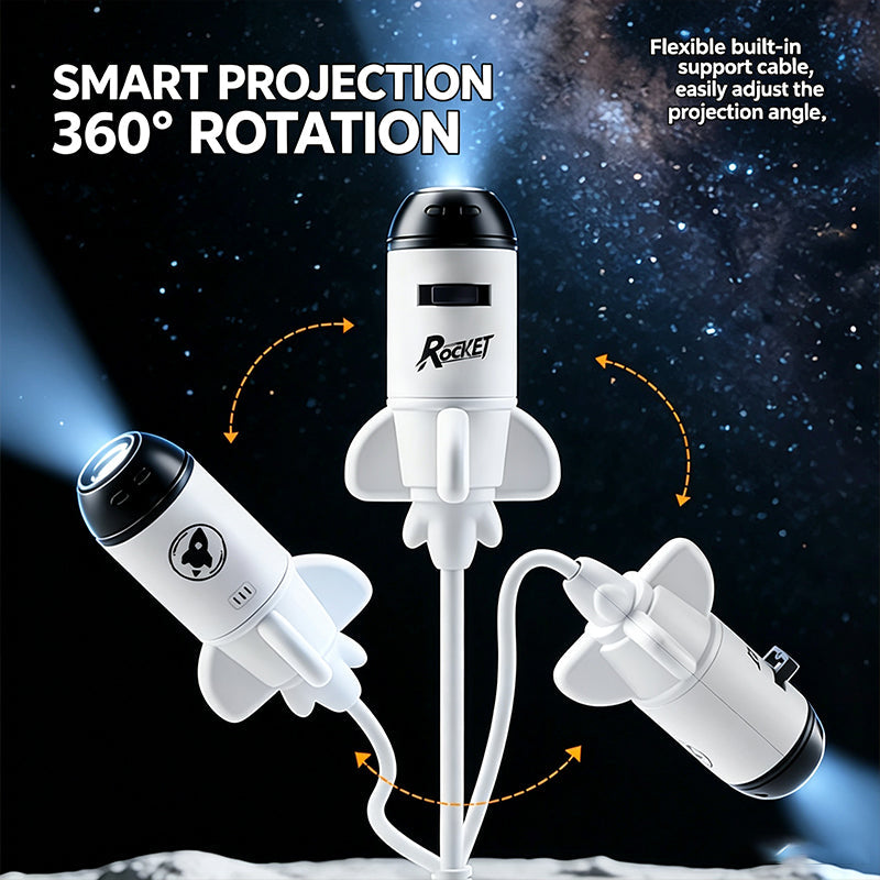 Pametni projektor, vrtenje za 360°. Primeren za avtomobile, notranjost in kateri koli prostor z ustreznim vzdušjem.-SI