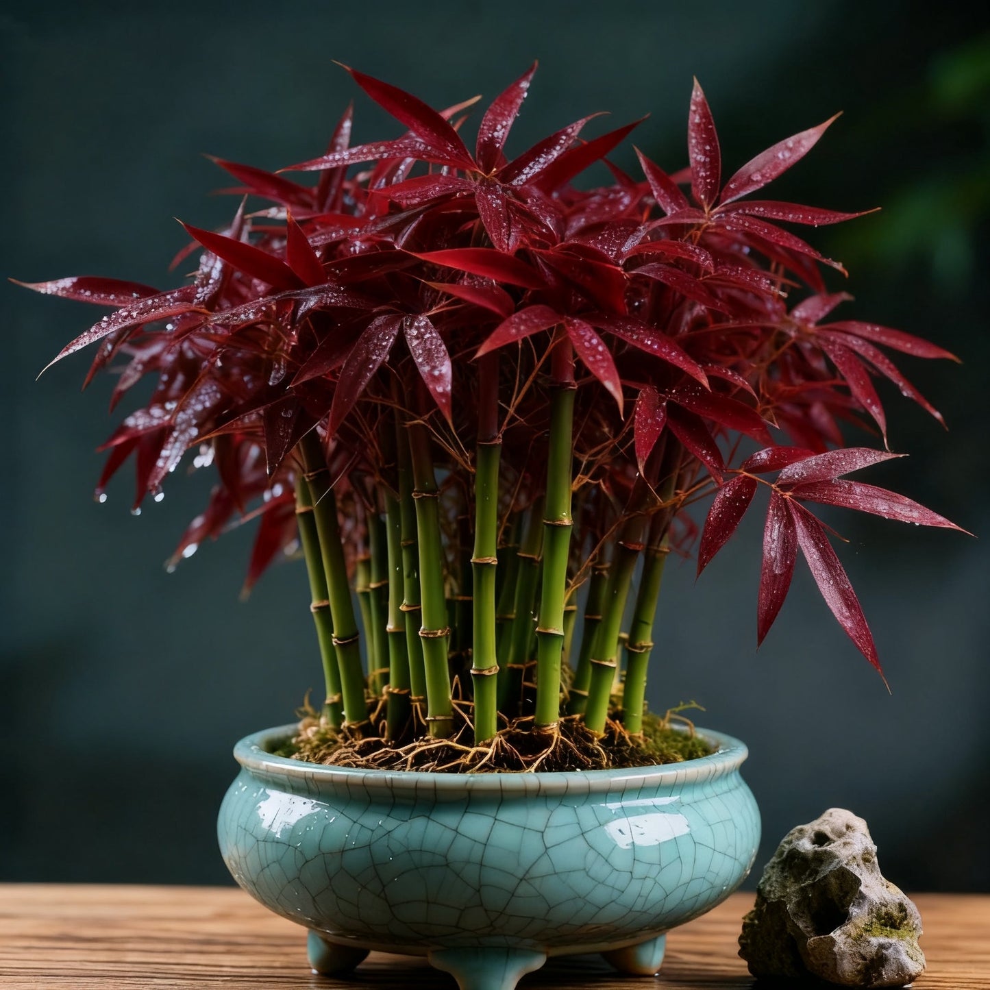 🌿 DreamBamboo - večbarvna srečna bambusova cipresa-SI