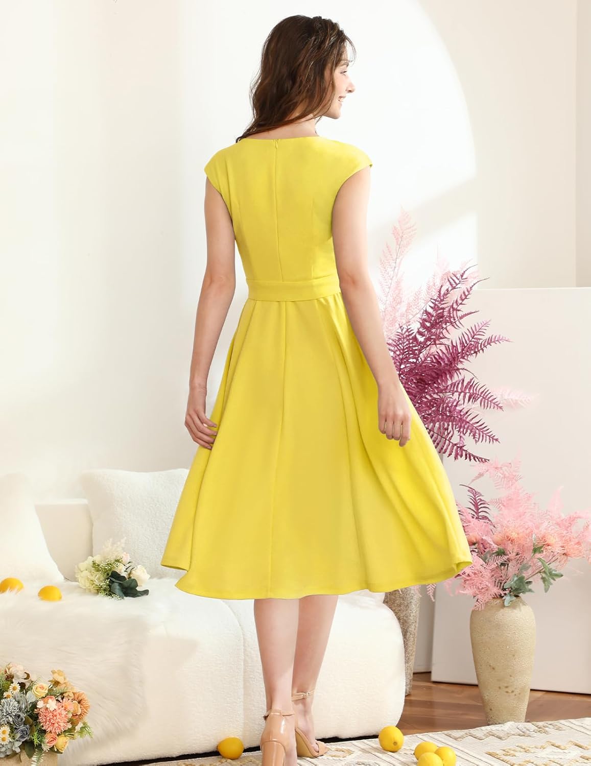 Koktajl obleke DRESSTELLS za ženske, svečane poročne obleke, skromne plesne obleke za cerkveni sprejem leta 2025-SI