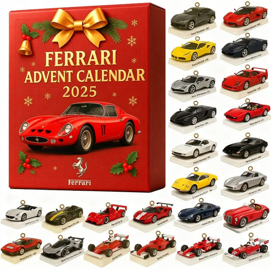 🎄 Ferrarijev adventni koledar F1 Racing Legends 2025 – zbirateljska izdaja 🏎️✨--SI