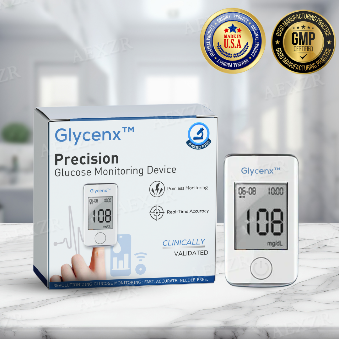 Glycenx™💕 – tikslus gliukozės kiekio kraujyje matavimo prietaisas.-LT