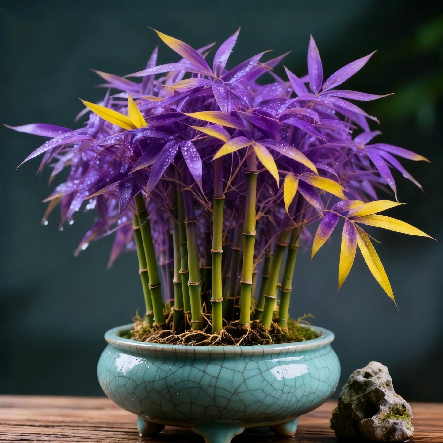 🌿 DreamBamboo - večbarvna srečna bambusova cipresa-SI