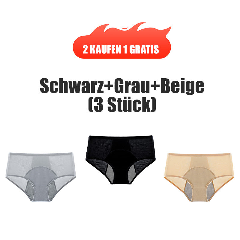 (L-8XL)🌸Kupite 2, dobite 1 gratis🔥Žensko spodnje perilo z visokim pasom, ki ne prepušča vode👙-SI