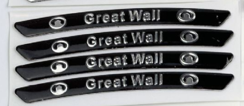 Karštas išpardavimas ✨50% nuolaida ✨3D metalinio ratlankio lipdukas su asmenybe (4 vnt.)-LT