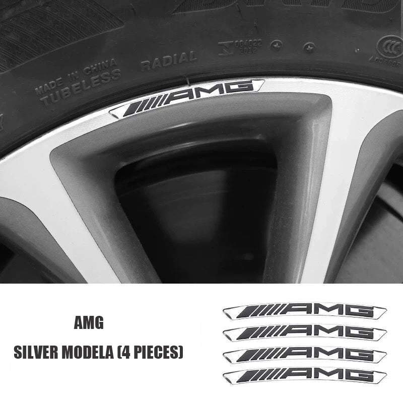 Karštas išpardavimas ✨50% nuolaida ✨3D metalinio ratlankio lipdukas su asmenybe (4 vnt.)-LT