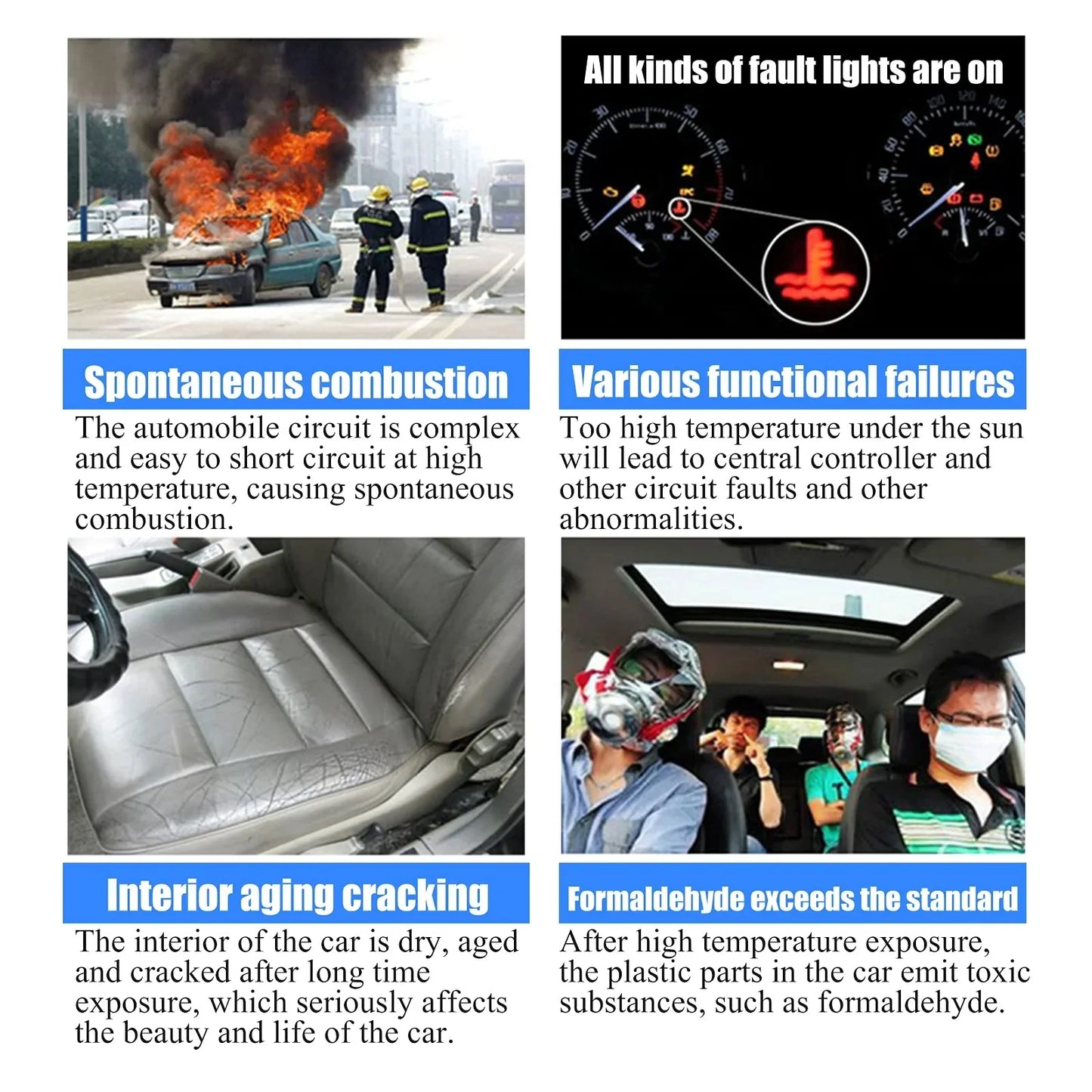 Automobilio saulės skydelis, priekinio stiklo šilumos skydelis-LT