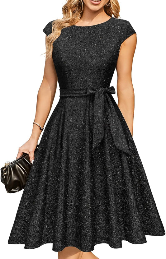 Koktajl obleke DRESSTELLS za ženske, svečane poročne obleke, skromne plesne obleke za cerkveni sprejem leta 2025-SI